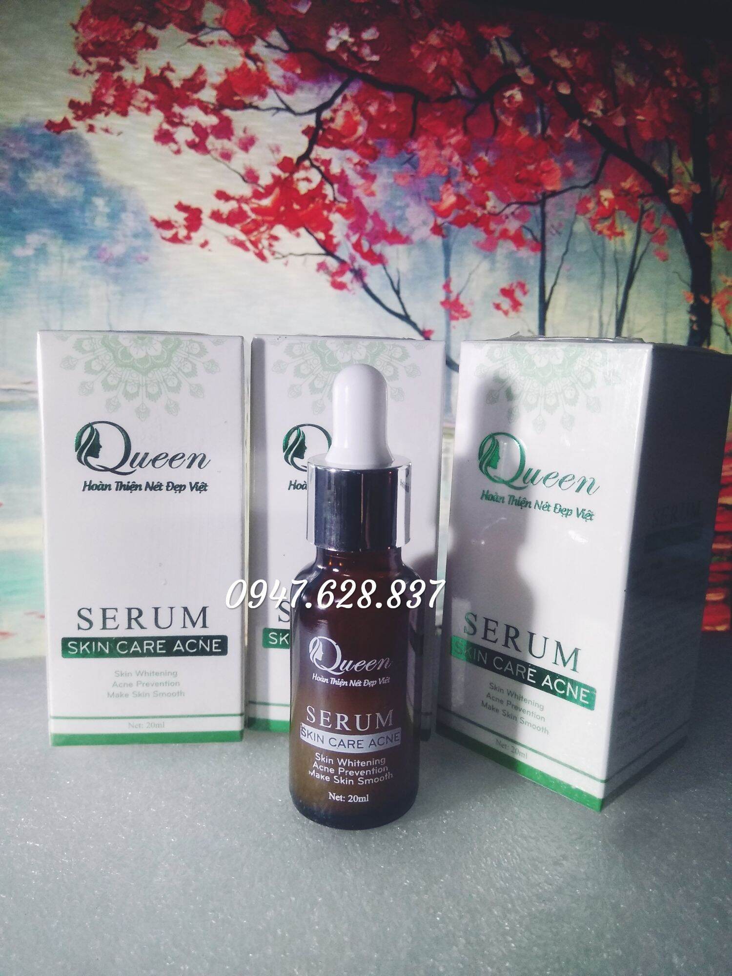 Serum mụn queen skin care acne