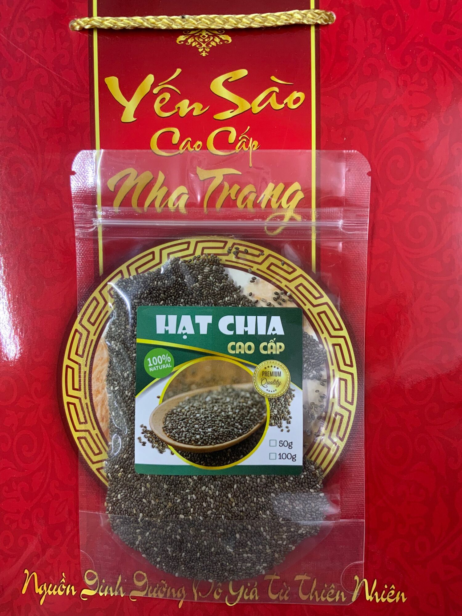 Chia Seeds Steamed with Bird's Nest