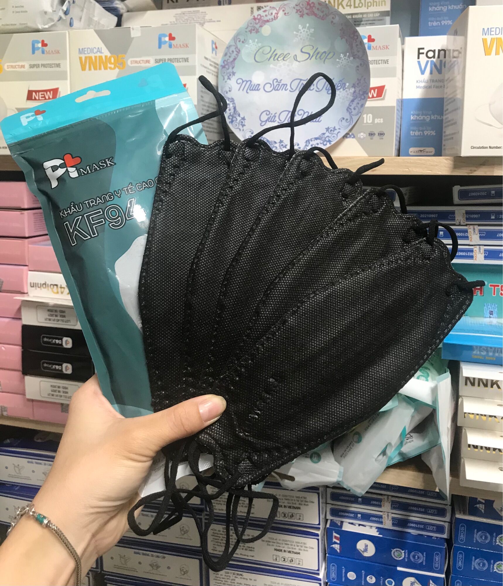 [ Chỉ 1K2/ 1 Cái ] Khẩu Trang 4D KF94 Mask ( 1 Bịch 10 Cái )