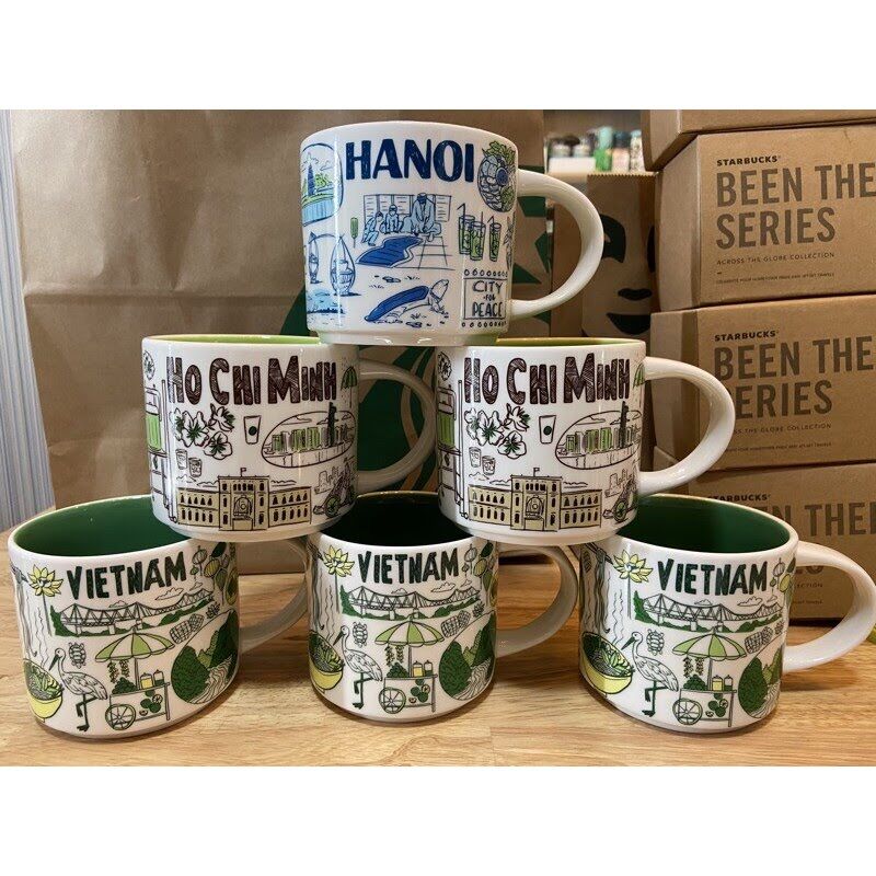Cốc sứ Starbucks Been There 14oz