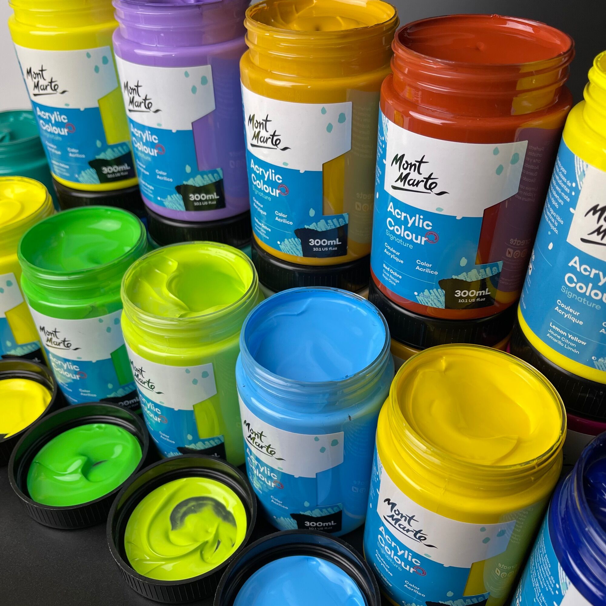 [HCM]Màu Acrylic Mon Marte 300ml - Bảng Màu 1