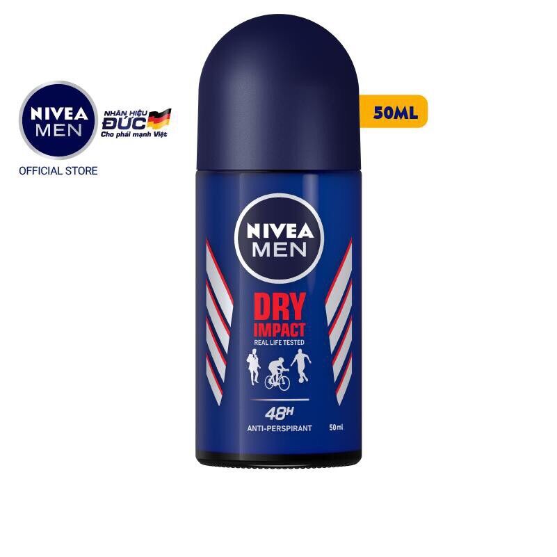 [HCM]Lăn ngăn mùi Nivea Men khô thoáng 50ml