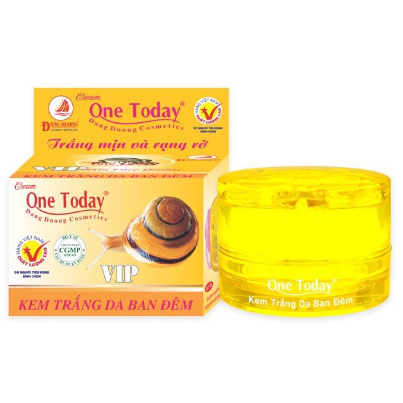 Kem one today trắng da ban đêm 15g