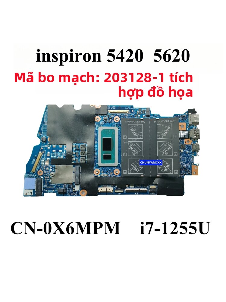 Dell | Laptop Motherboard Inspiron 5420 5620 i7-1255U X6MPM Giá 3,730,000 Đồng*Miễn phí vận chuyển