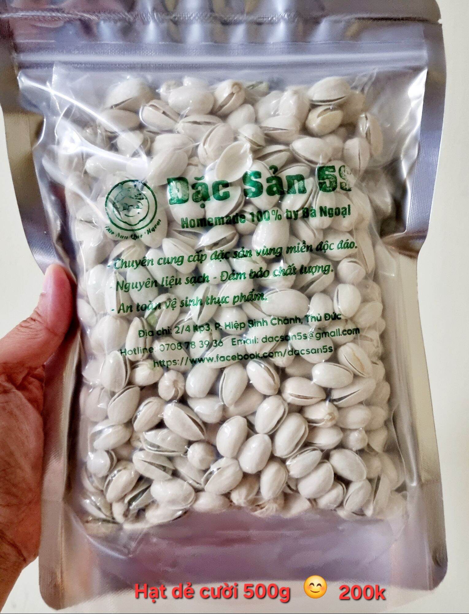 Hạt dẻ cười loại 1 Đặc sản 5S