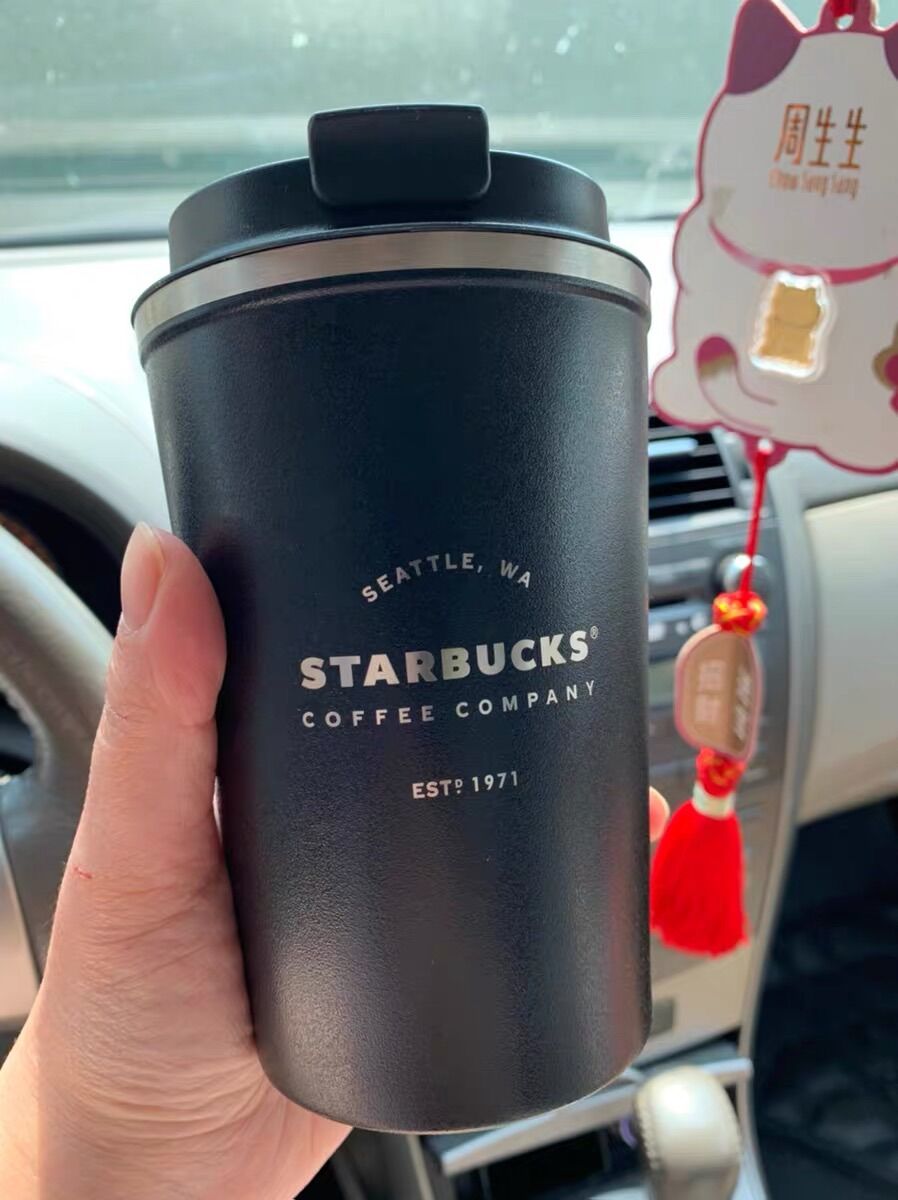 Ly cốc giữ nhiệt Starbucks uống cafe nắp bật dung tích 500ml