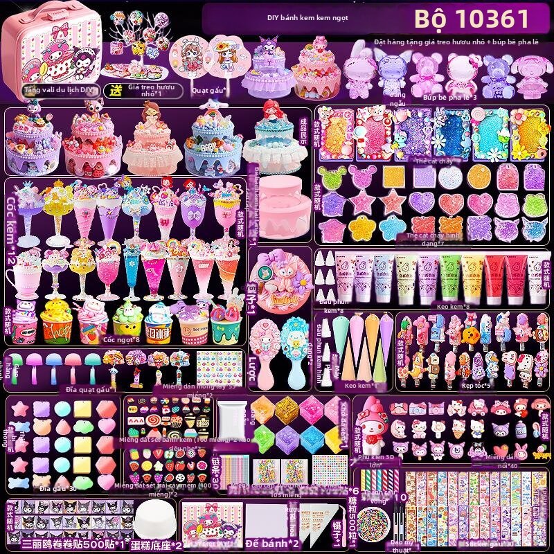 Bộ DIY Làm Bánh Giả Sáng Tạo Gacha