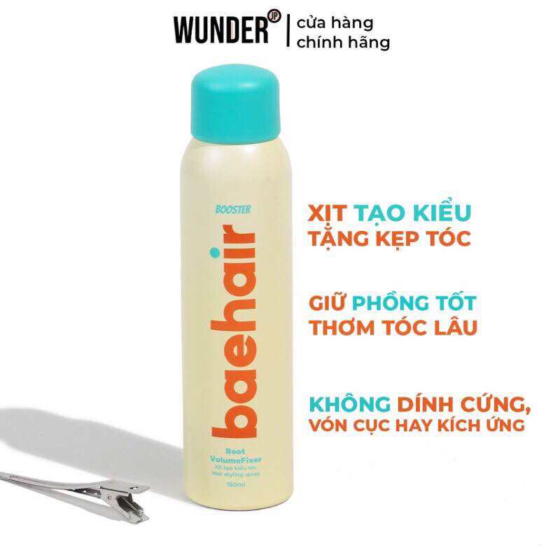 Xịt giữ nếp tóc Baehair 250ml giúp giữ nếp tóc phồng tóc tạo kiểu tóc theo phong cách riêng giúp bạn trông xinh đẹp hơn