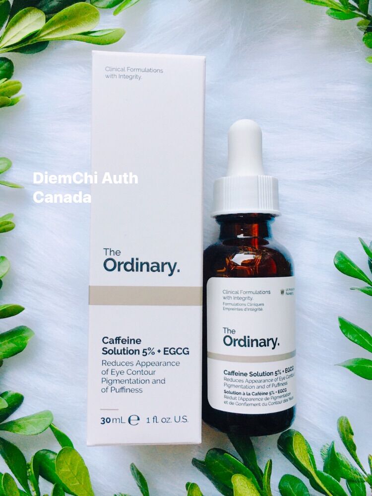 Tinh chất mờ thâm, giảm bọng mắt The Ordinary Caffeine Solution 5% + EGCG 30ml