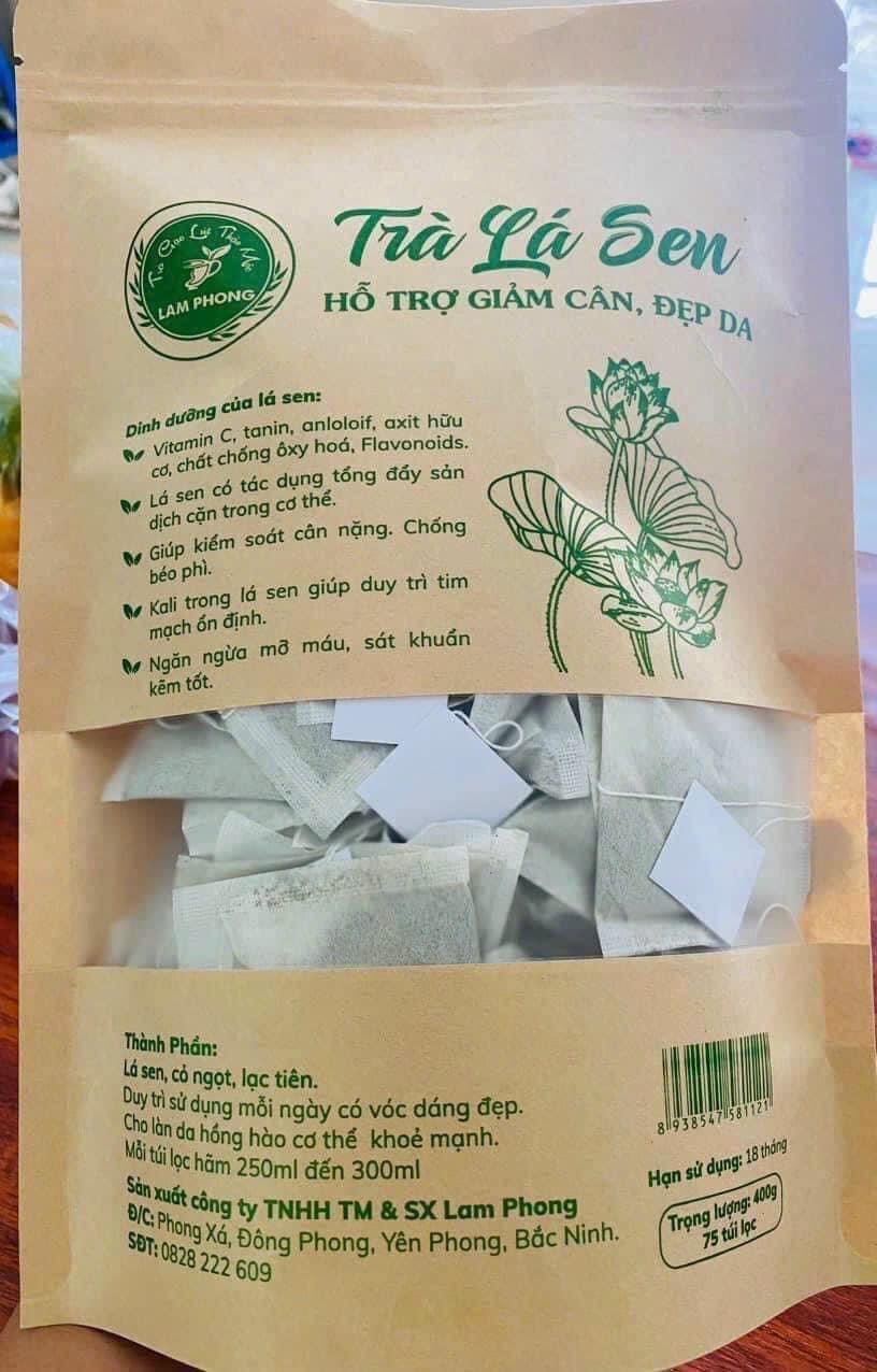Trà lá sen túi lọc