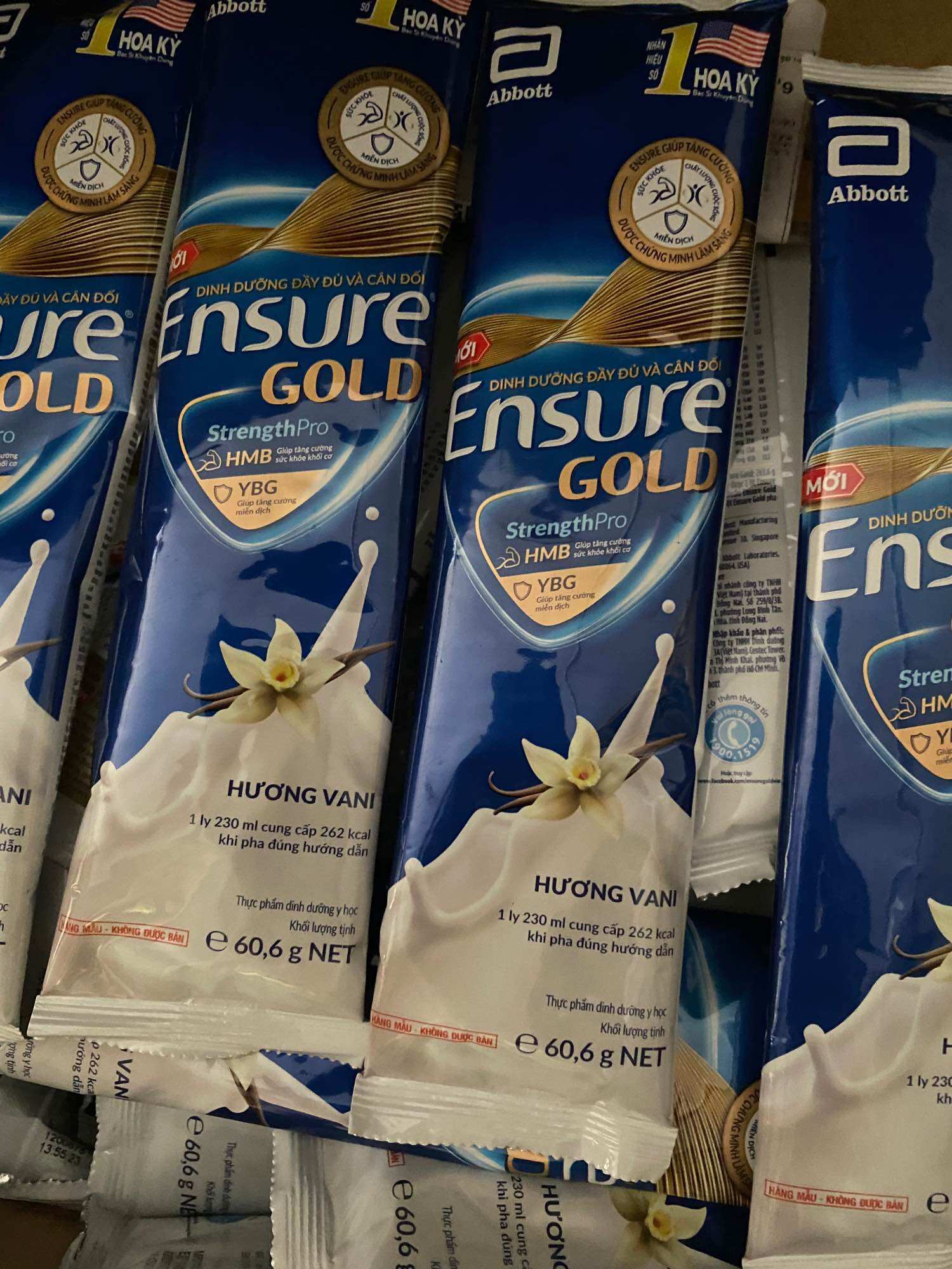 Combo 50 gói sữa ensure mẫu mới 2025
