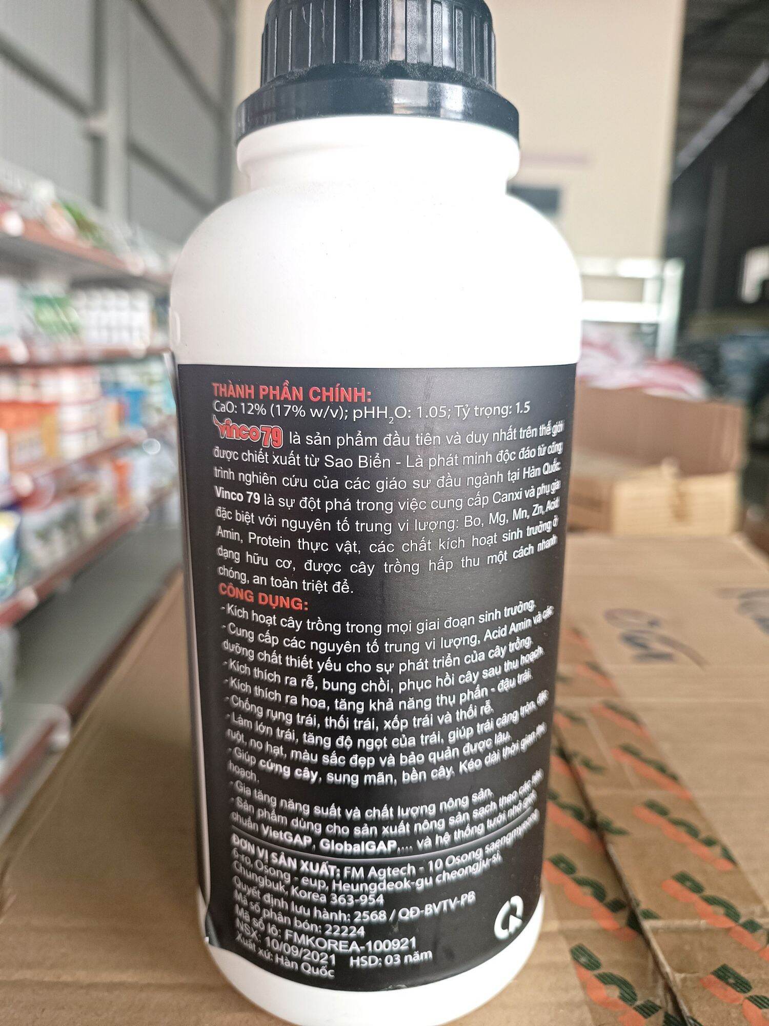 Phân bón lá trung lượng VINCO 79 chai 1 lít