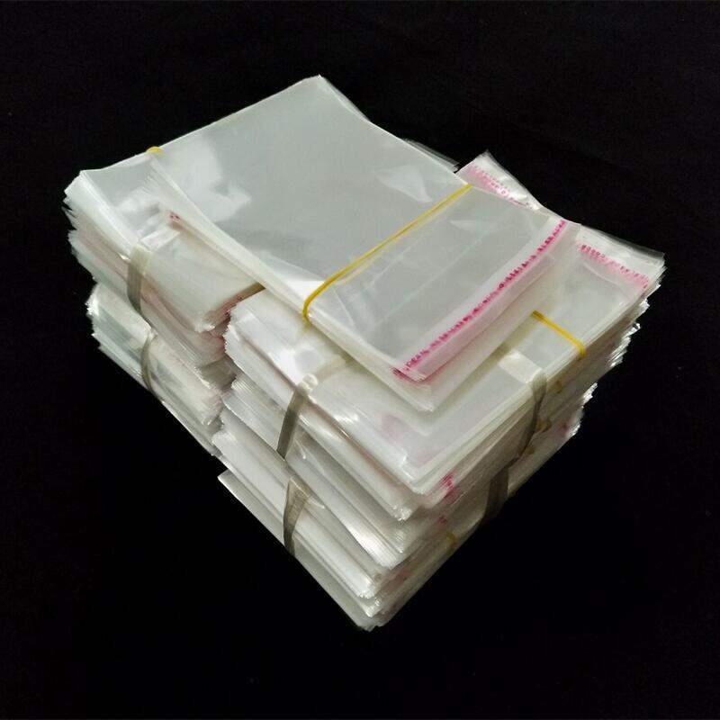 Set 50 túi kiếng opp dán miệng đủ size