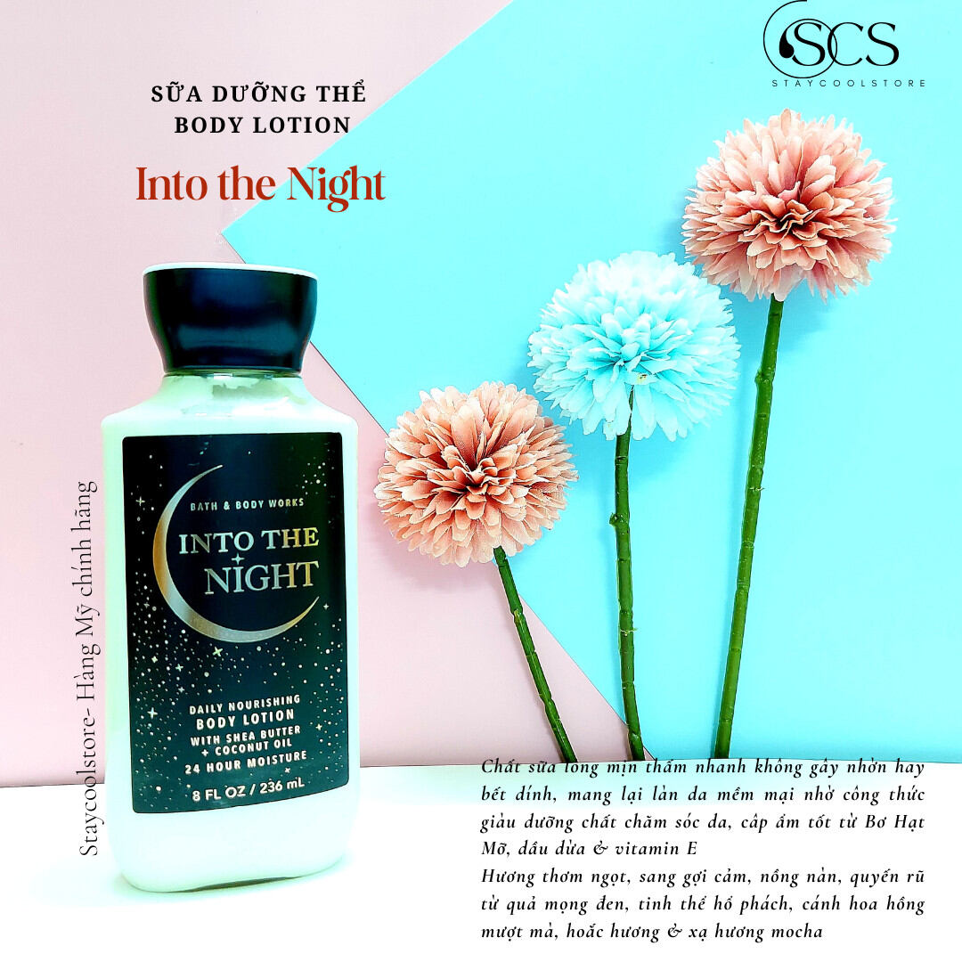 Set quà tặng 4 món Into The Night Bath & Body Works