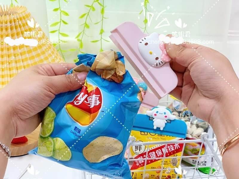 🌸KẸP TÚI NILONG HELLO KITTY DORAEMON