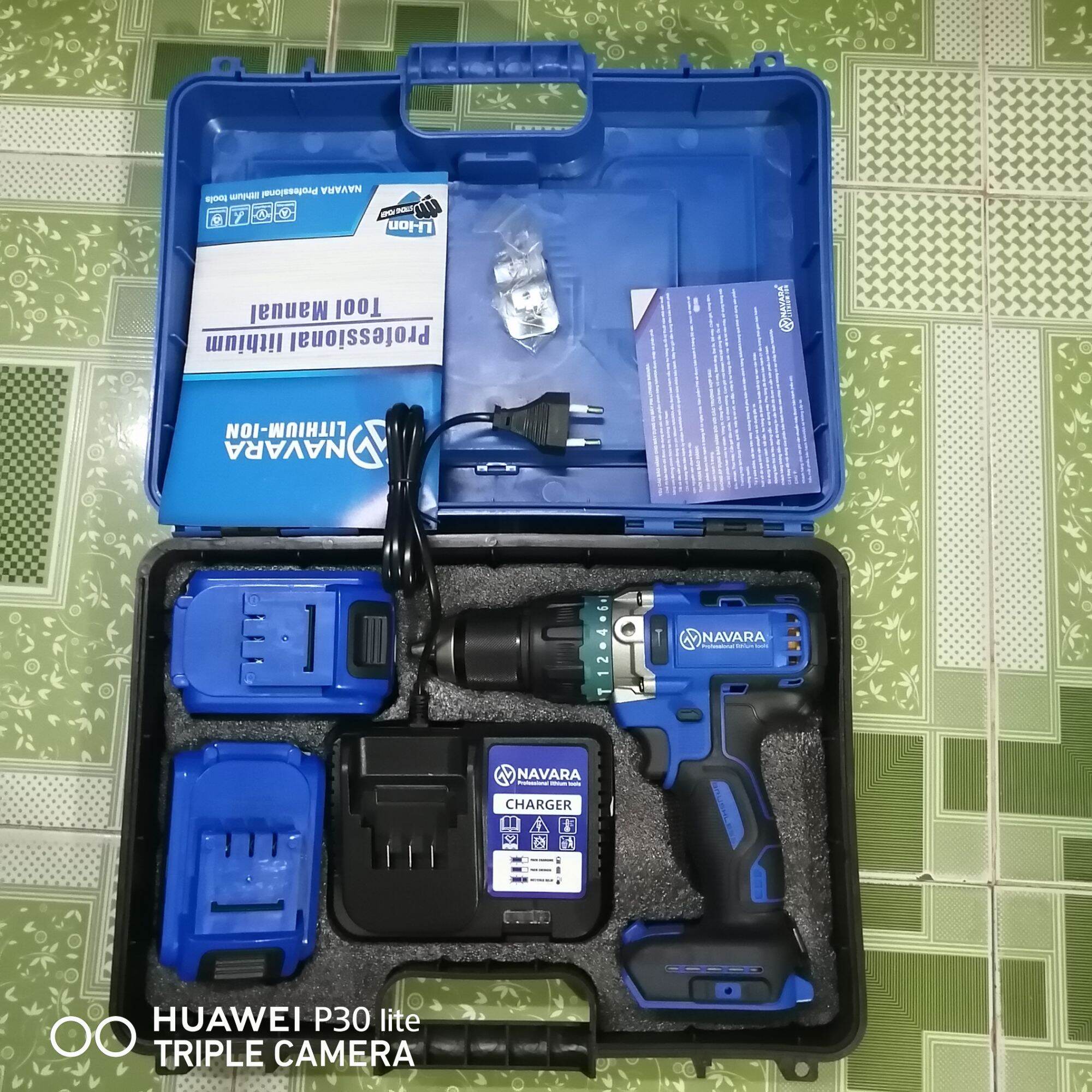 Máy khoan pin navara 21v. nvr-7003