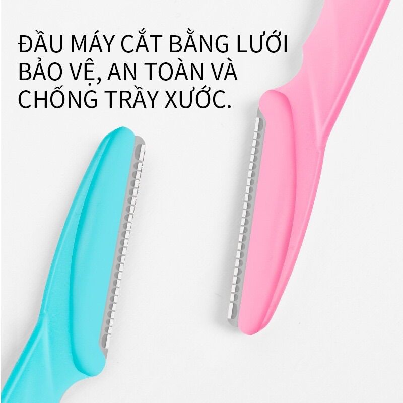 Bộ dao cạo tỉa lông mày 2 lưỡi Ailin