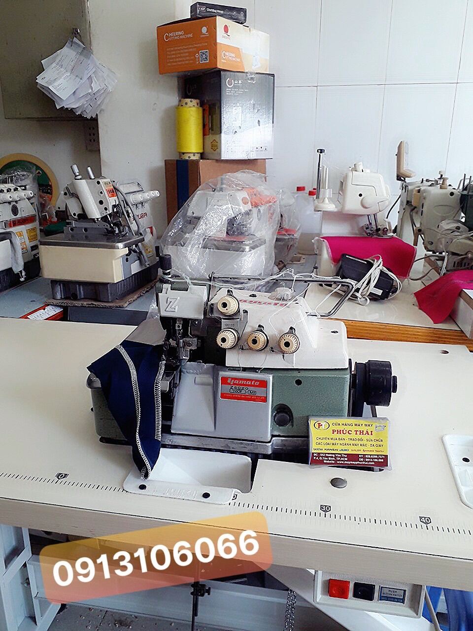 Máy Vắt Sổ YAMATO AZ500 2kim 4 chỉ / Máy Nhật / cả bộ 3tr8