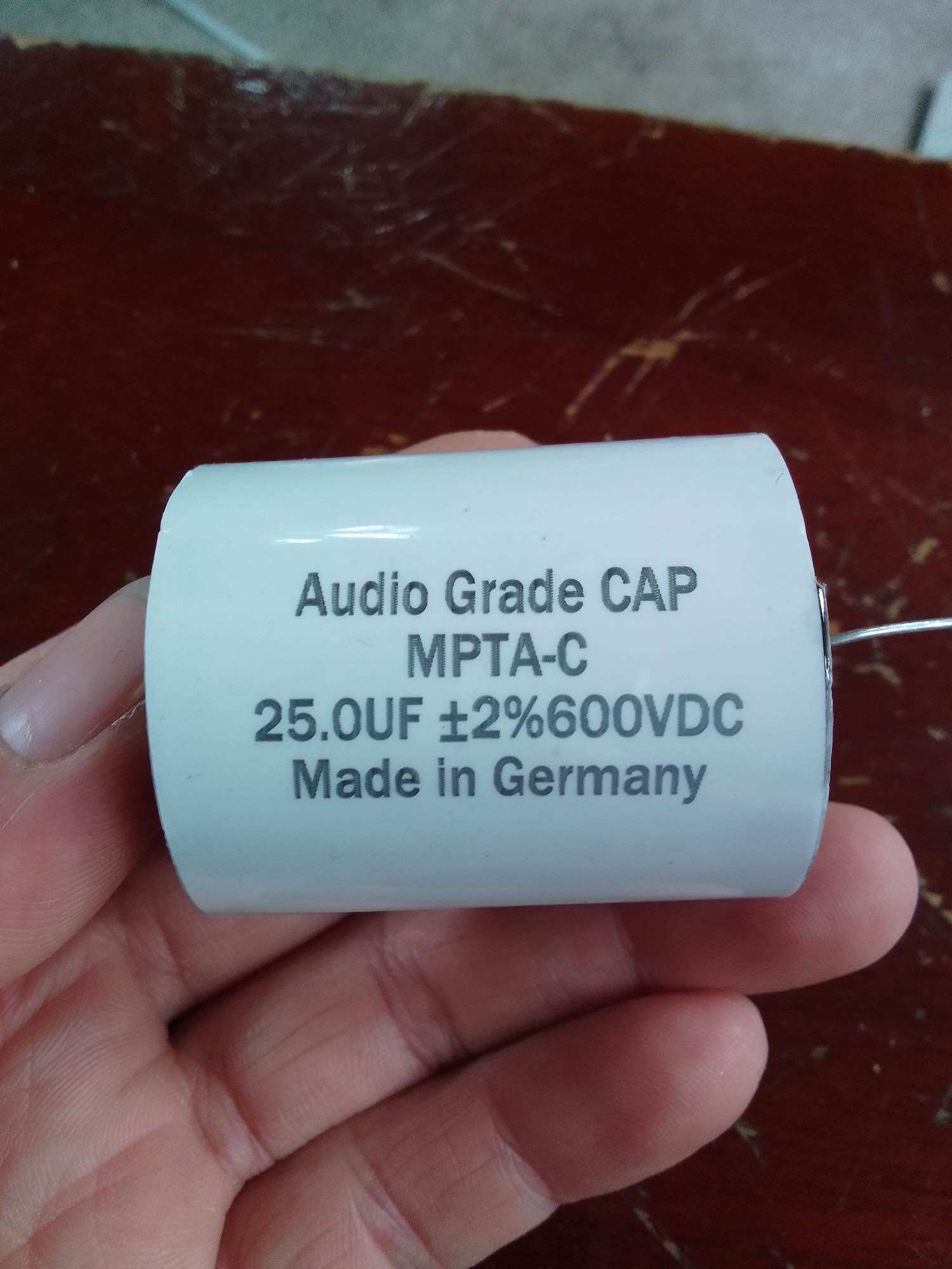 Tụ loa mid 25uf . Audio Grade Cap 600vdc
