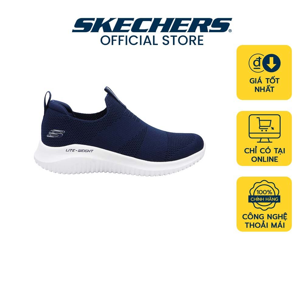 Skechers Nam Giày Thể Thao Tập Gym Đi Học Đi Làm Sport Flection Kelvis Memory Foam 8790194NVY