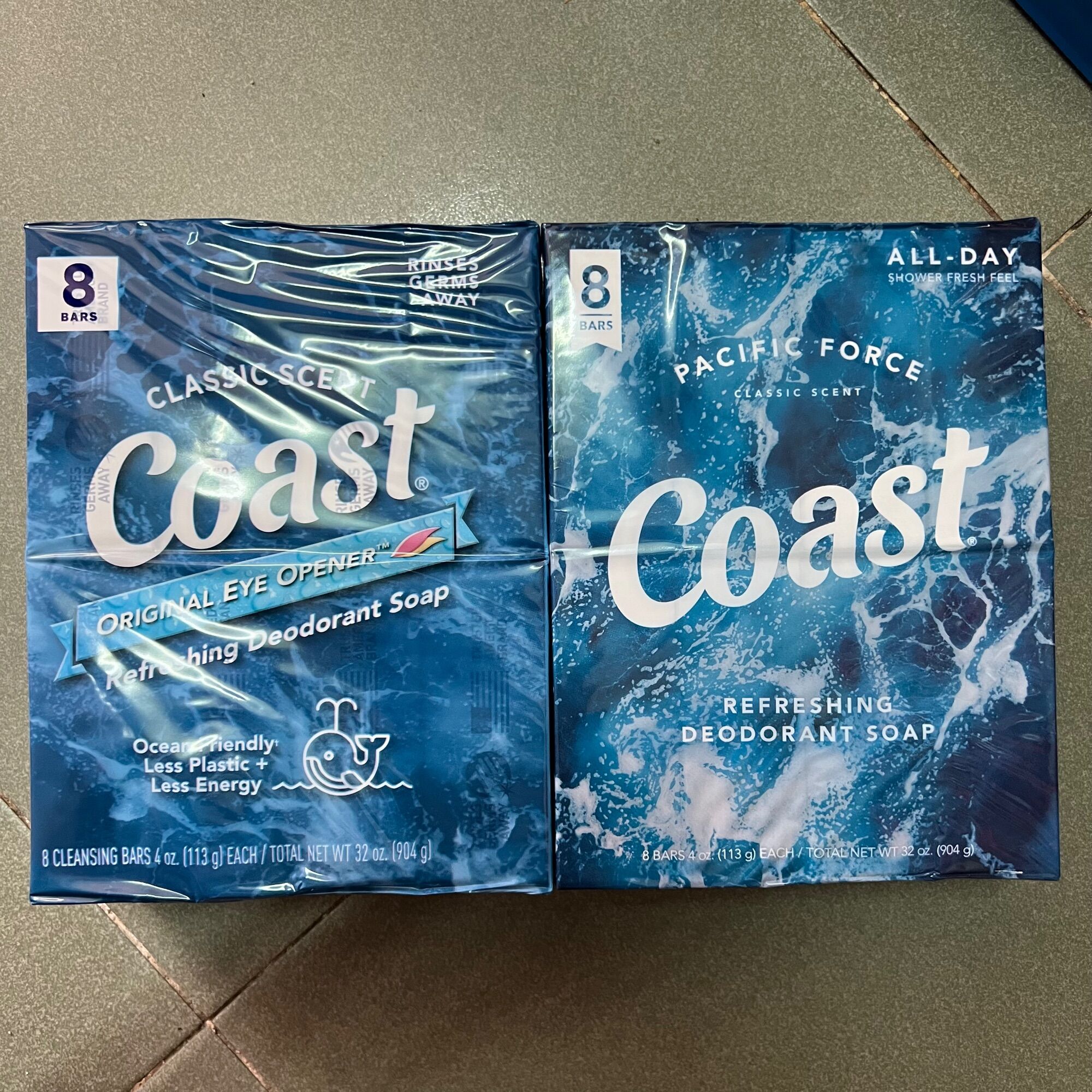 Lốc 8 cục xà bông COAST MỸ 113g