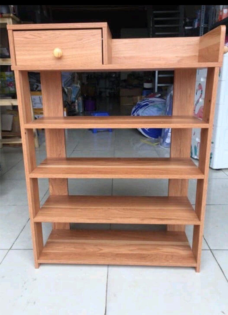 KỆ ĐỂ GIÀY BẰNG GỖ 5 TẦNG CAO CẤP