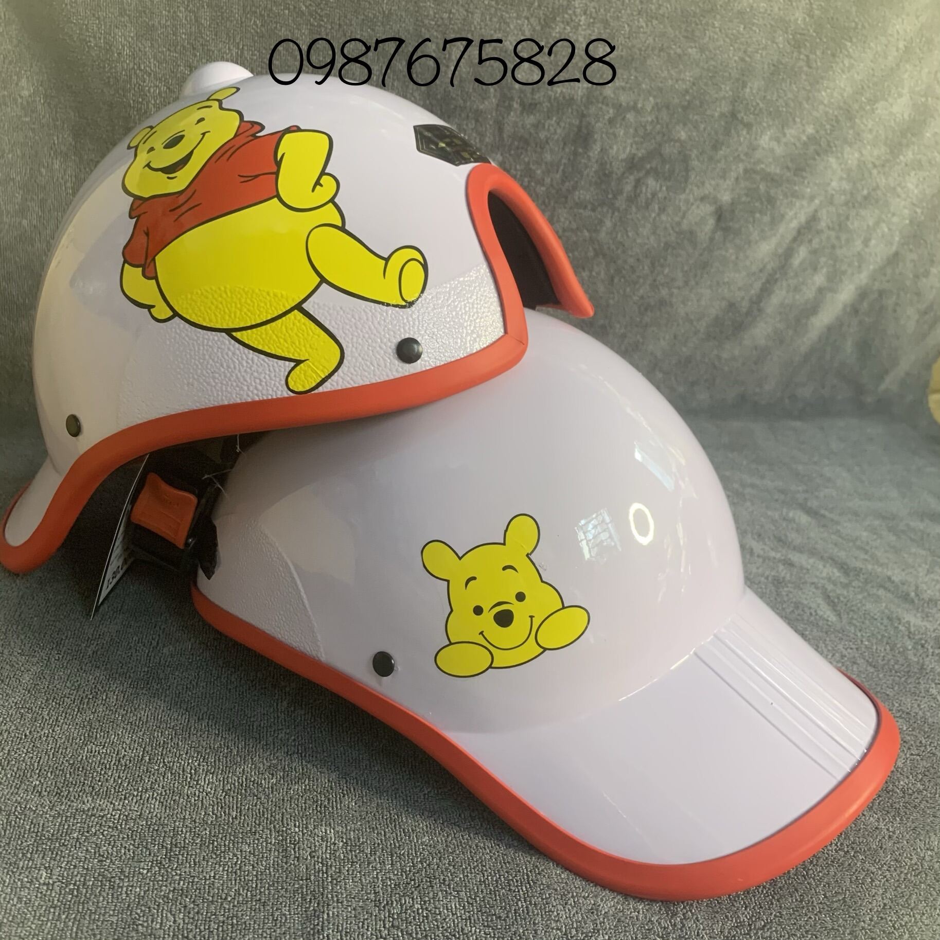 🐯  🐯 Nón nảo hiểm kết gấu dâu chuẩn cty chính hãng