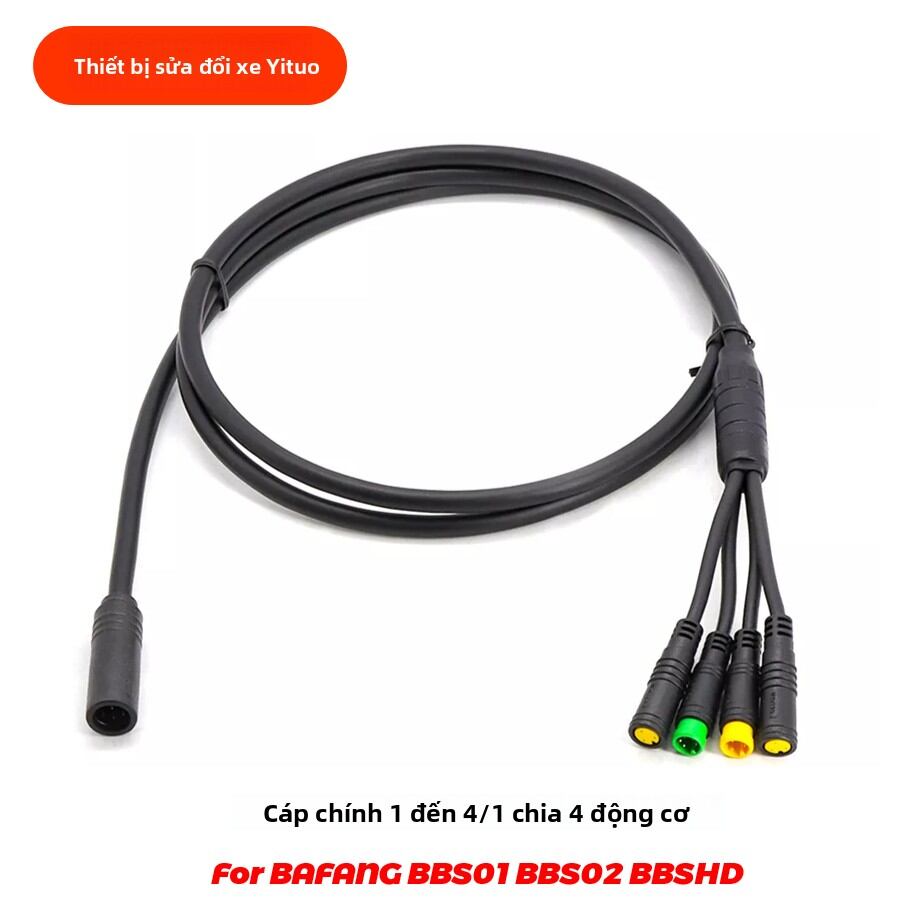 Cáp Chính Chống Nước 1T4 EB-BUS Bafang 8FUN Kit Động Cơ Trung Bộ Phận Xe Điện Phụ Kiện Xe Điện Phụ K