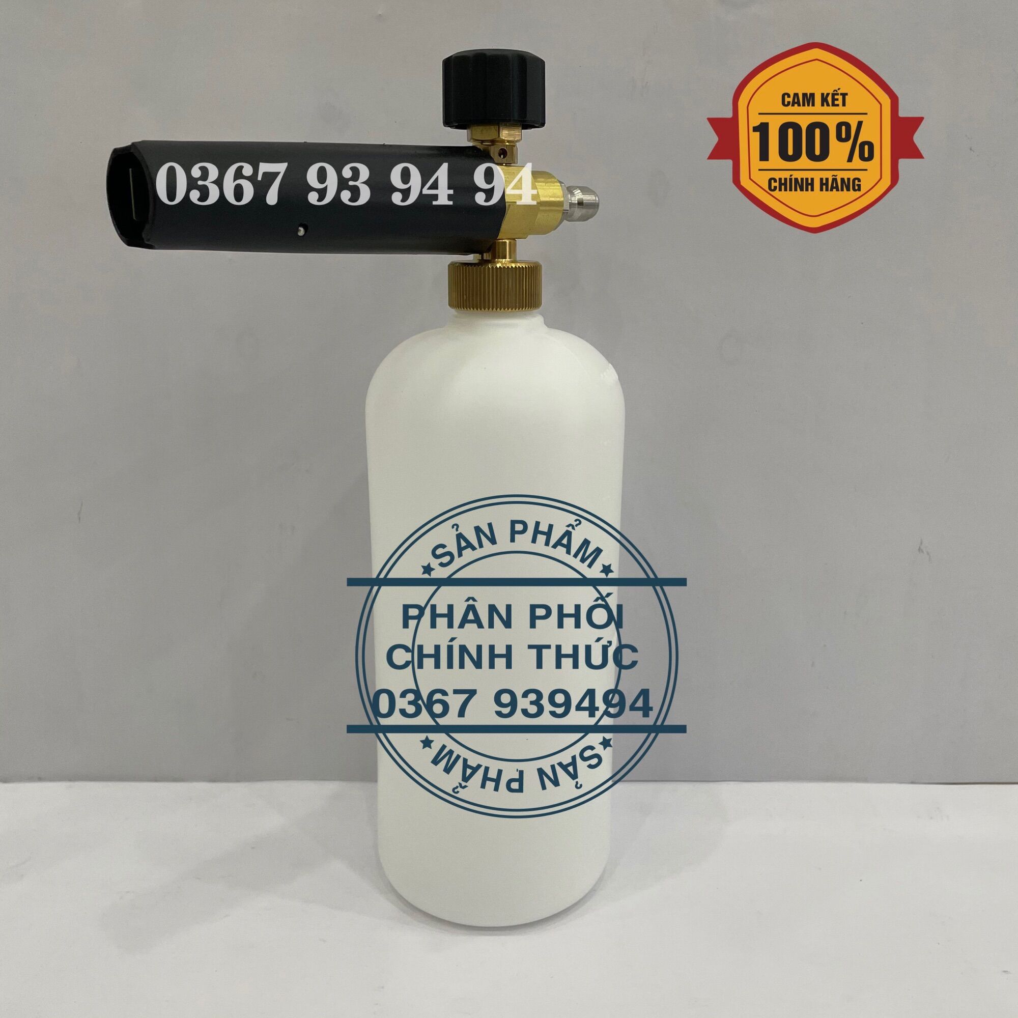 Bình Phun Tạo Bọt Tuyết 1L - Gắn Máy Rửa Xe