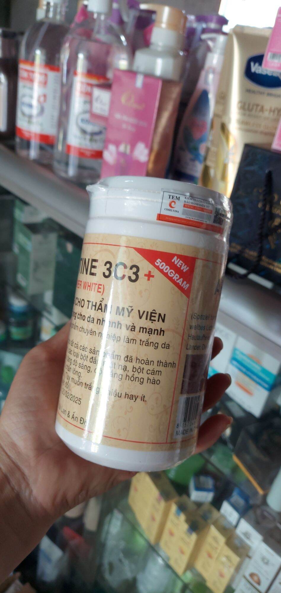Kích trắng abutin 3c3 500gr