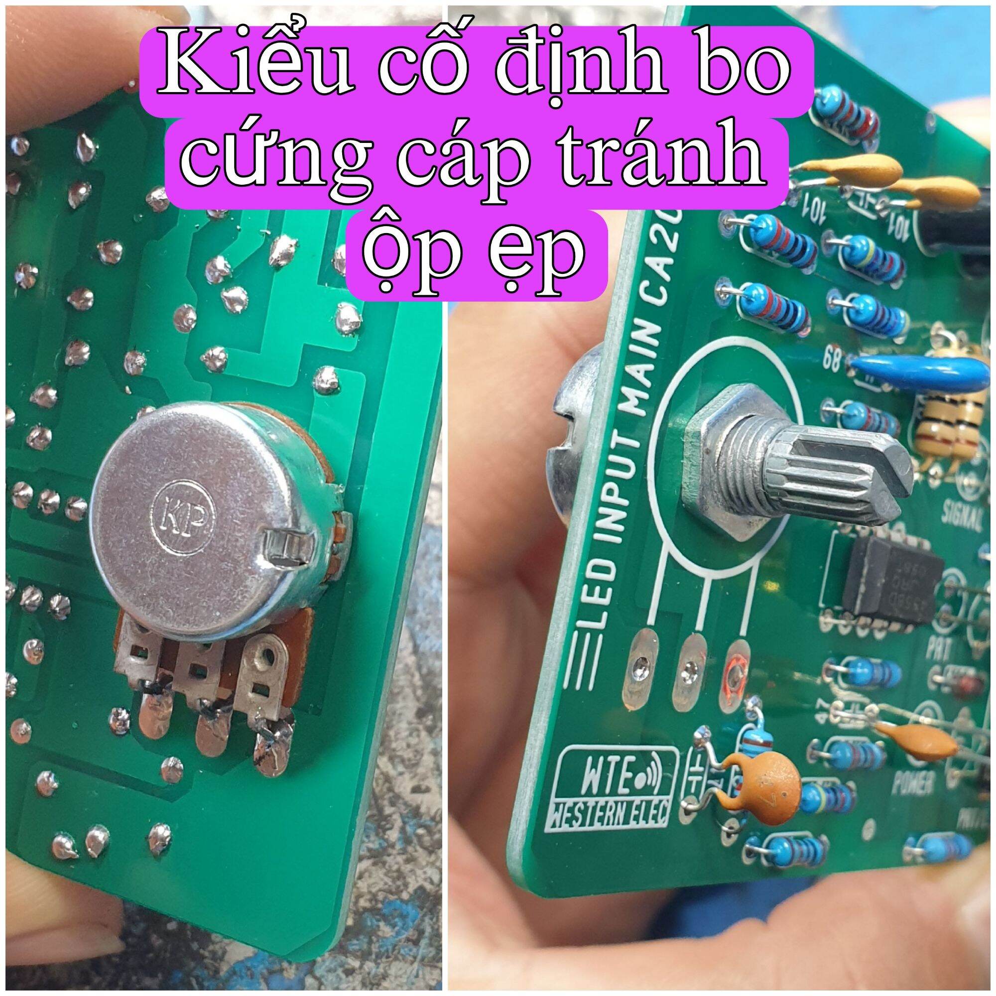 Mạch báo led mặt main đẩy ca20 có nâng tiếng đầu vào input hay các đẩy khoảng cách volum 9,5cm