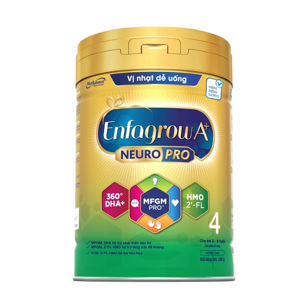 (DATE MỚI) Sữa bột Enfagrow A+ Neuropro 4 – 830g mẫu mới