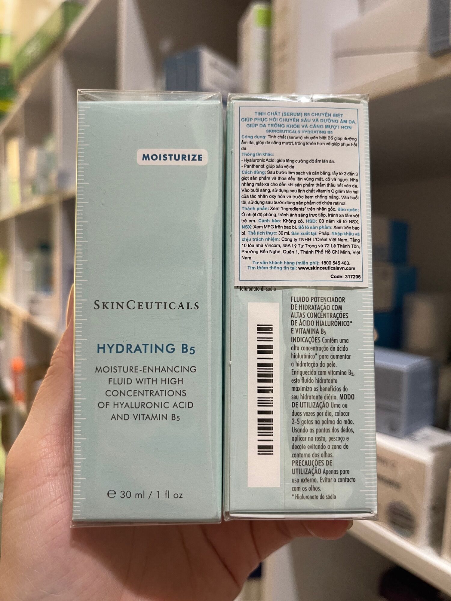 SkinCeuticals Hydrating B5 - Serum Cấp Nước, Làm Dịu Da 30ml