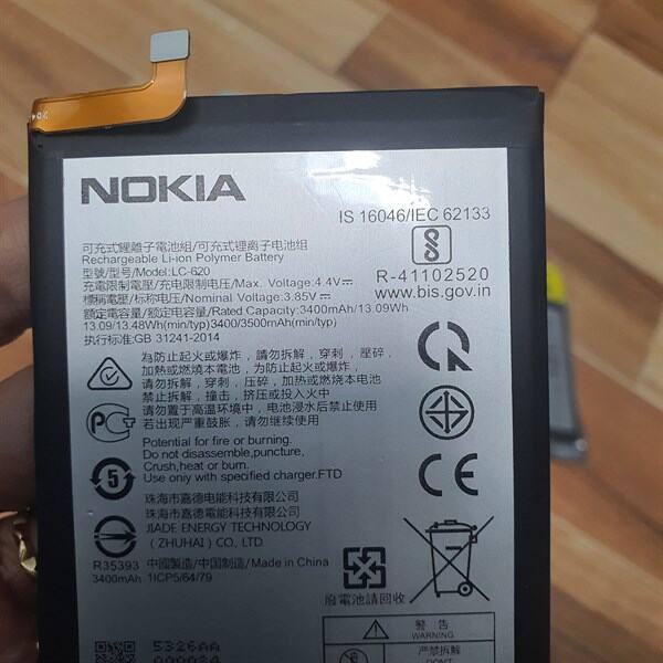 Pin nokia 7.2 LC-620 3400mAh bao test