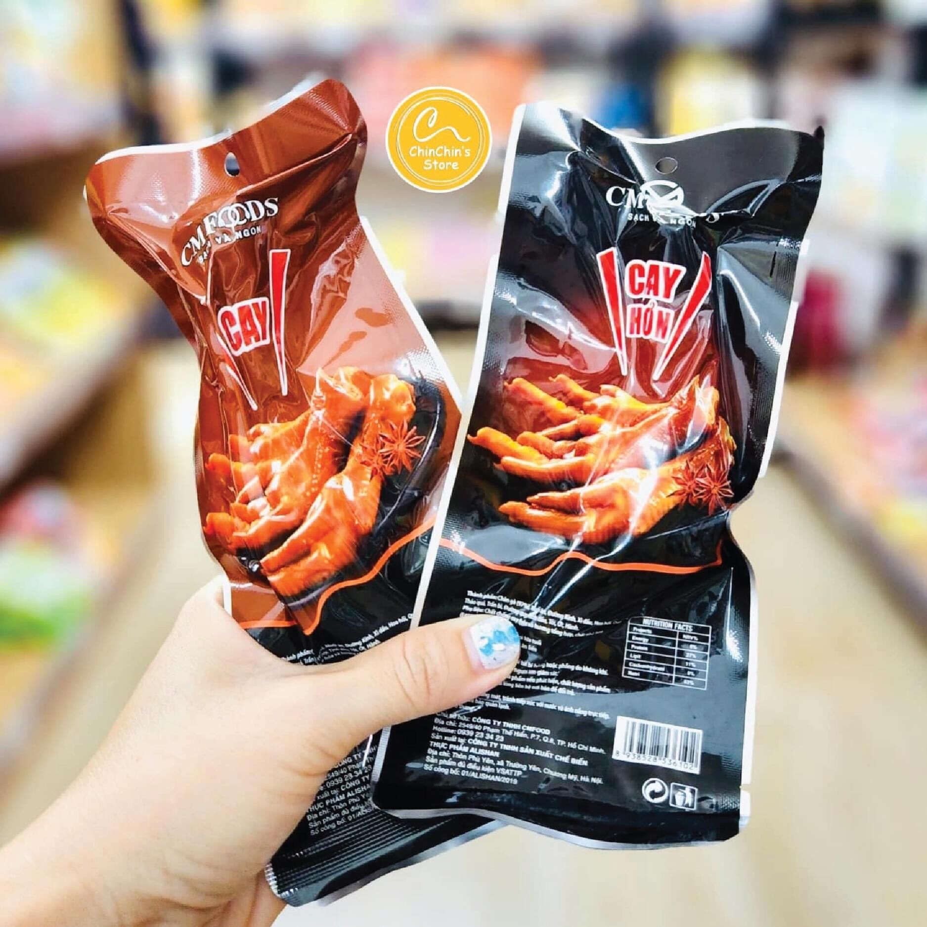 Chân gà ủ vị Cay + Cay Hơn Combo 30 Chân