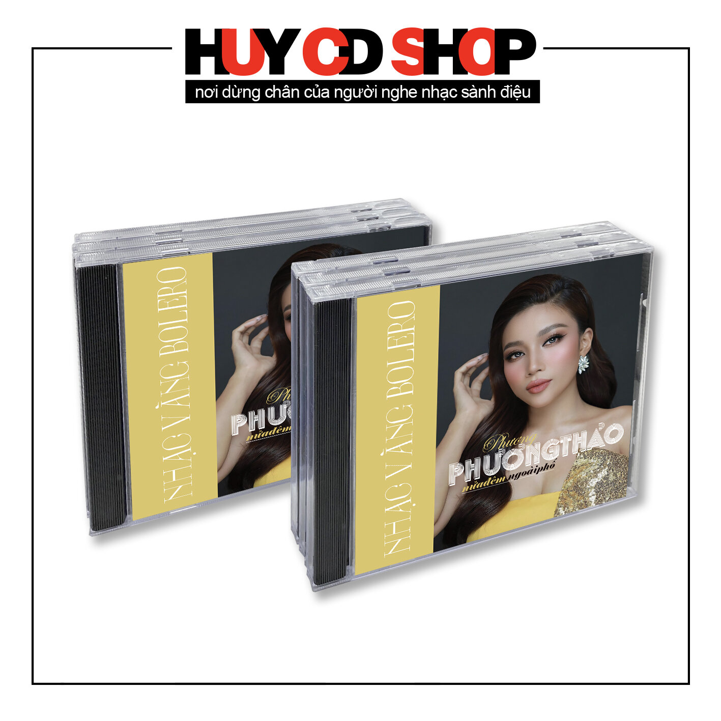 Đĩa CD Phương Phương Thảo - Nửa đêm ngoài phố - Nhạc vàng Bolero - Đĩa lòng Trắng