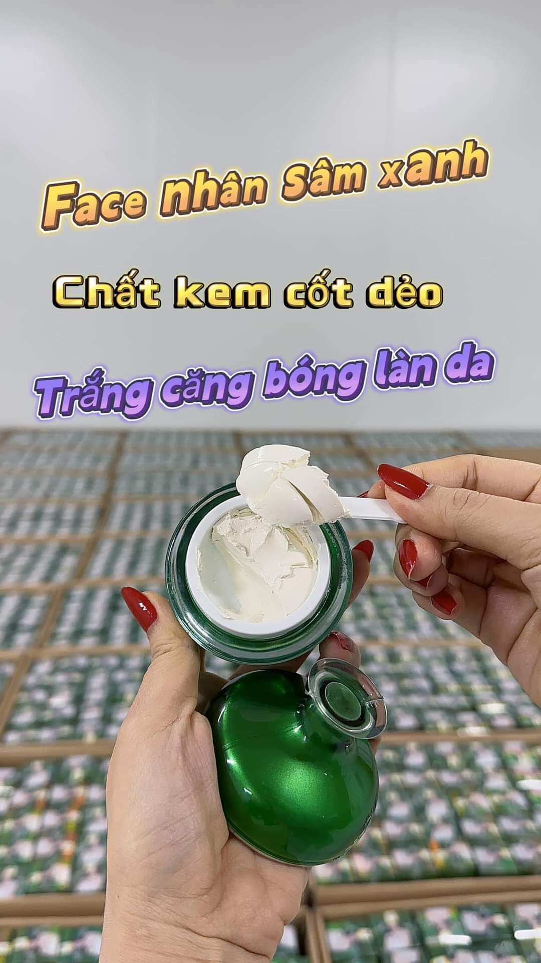 Combo kem sâm xanh & chống nắng HA kiềm dầu