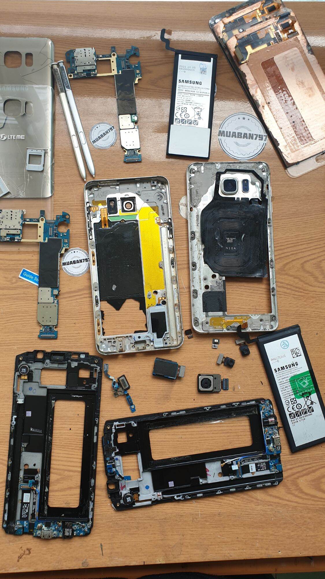 linh kiện  điện thoại Samsung note 5 tháo máy