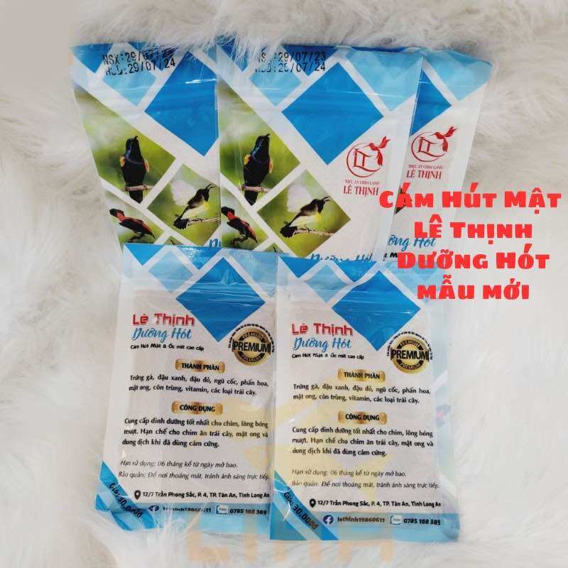 Cám Chim Hút Mật & ốc mít cao cấp Lê Thịnh Dưỡng Hót, 100gr