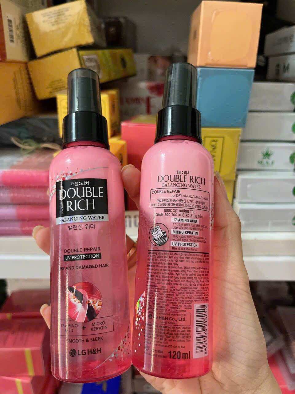 Xịt Dưỡng Tóc Double Rich