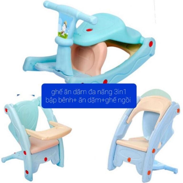 Ghế Ăn Dặm Bobby kiêm bập bênh cho bé