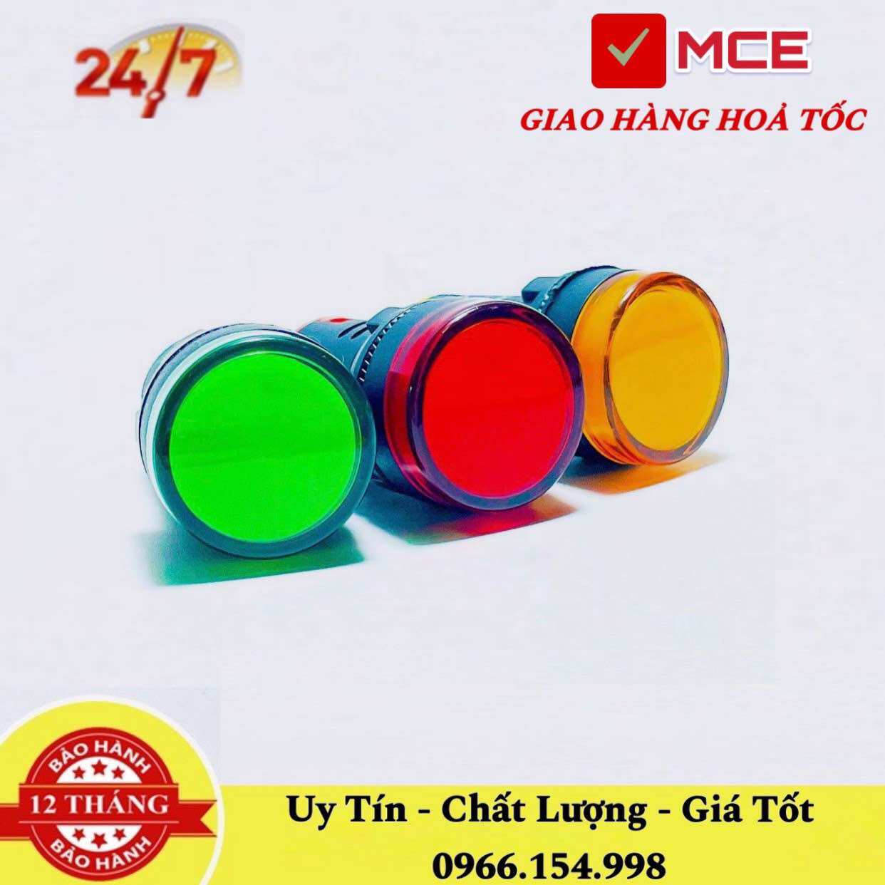Đèn Báo Pha Phi 22 AD22-22D/S Led 3 Màu