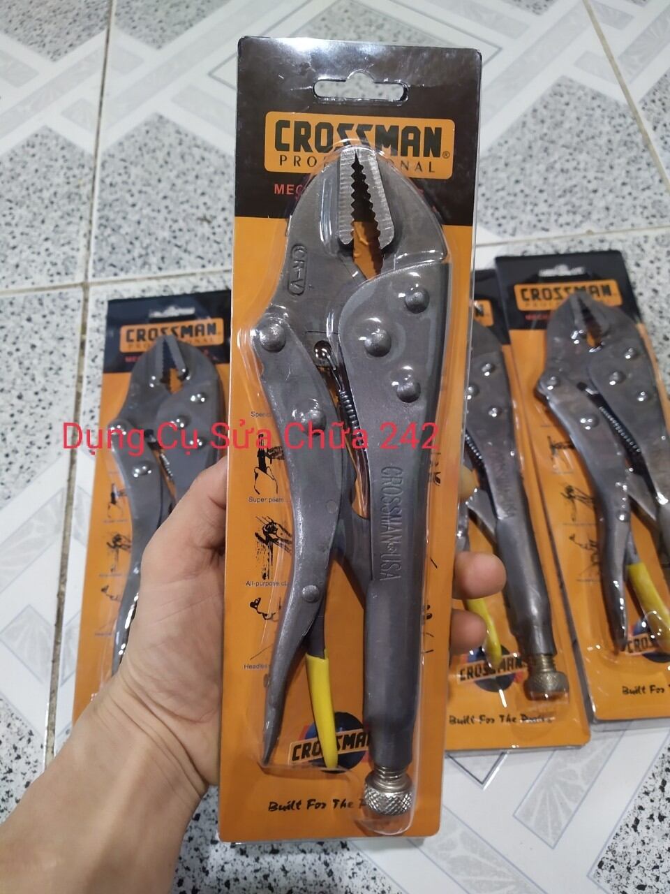 Kìm bấm chết cross man 10in 250mm