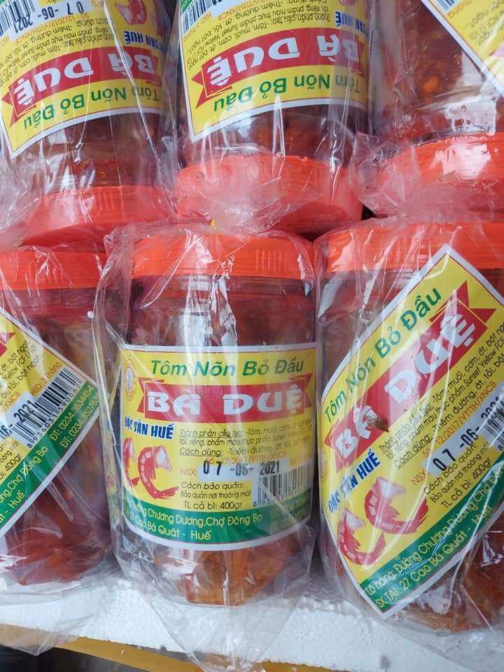 TÔM CHUA BÀ DUỆ LOẠI NGON ĐẶC BIỆT ĐẶC SẢN HUẾ 400g