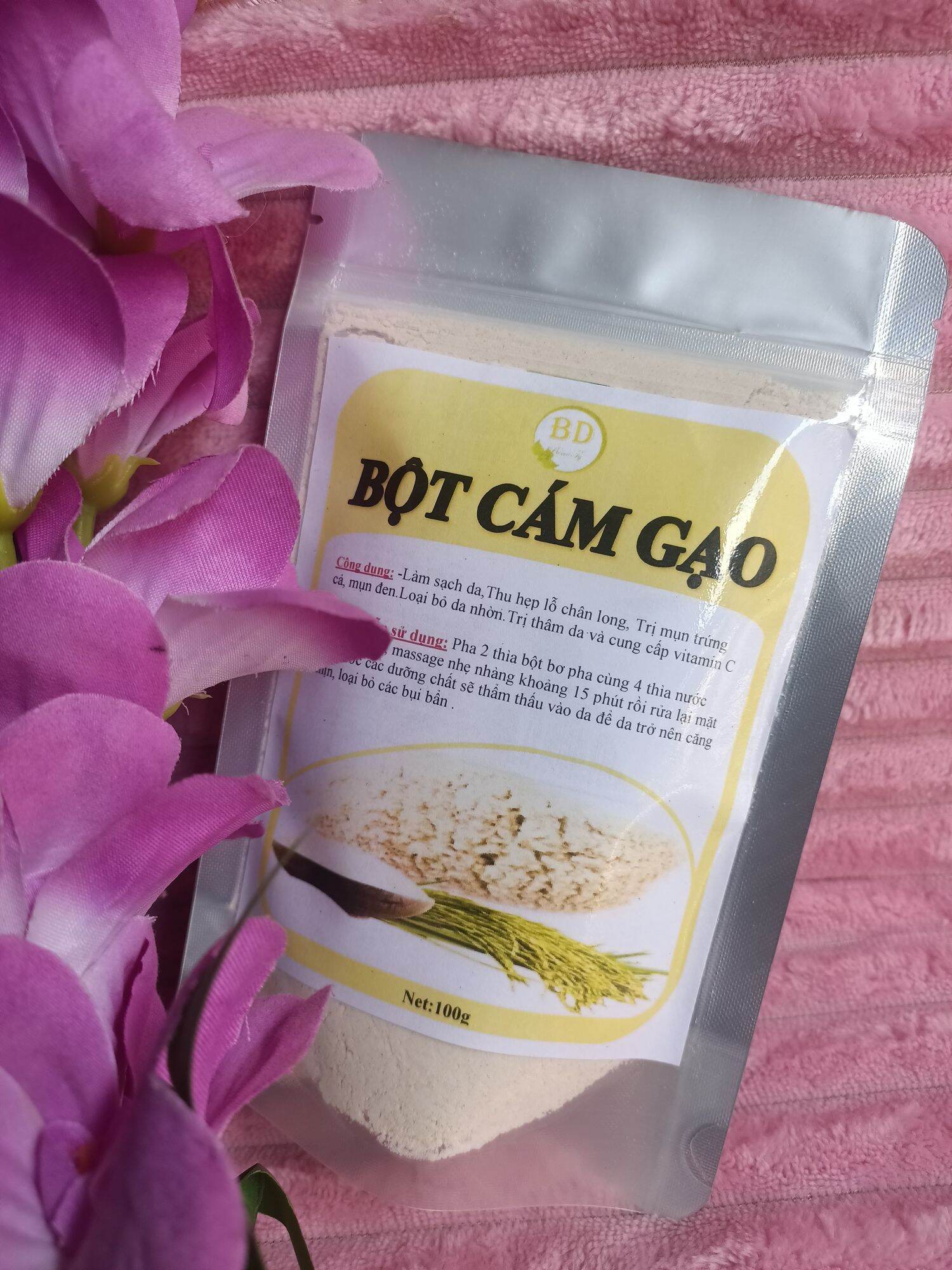 Bột cám gạo sữa nguyên chất thơm, siêu mịn