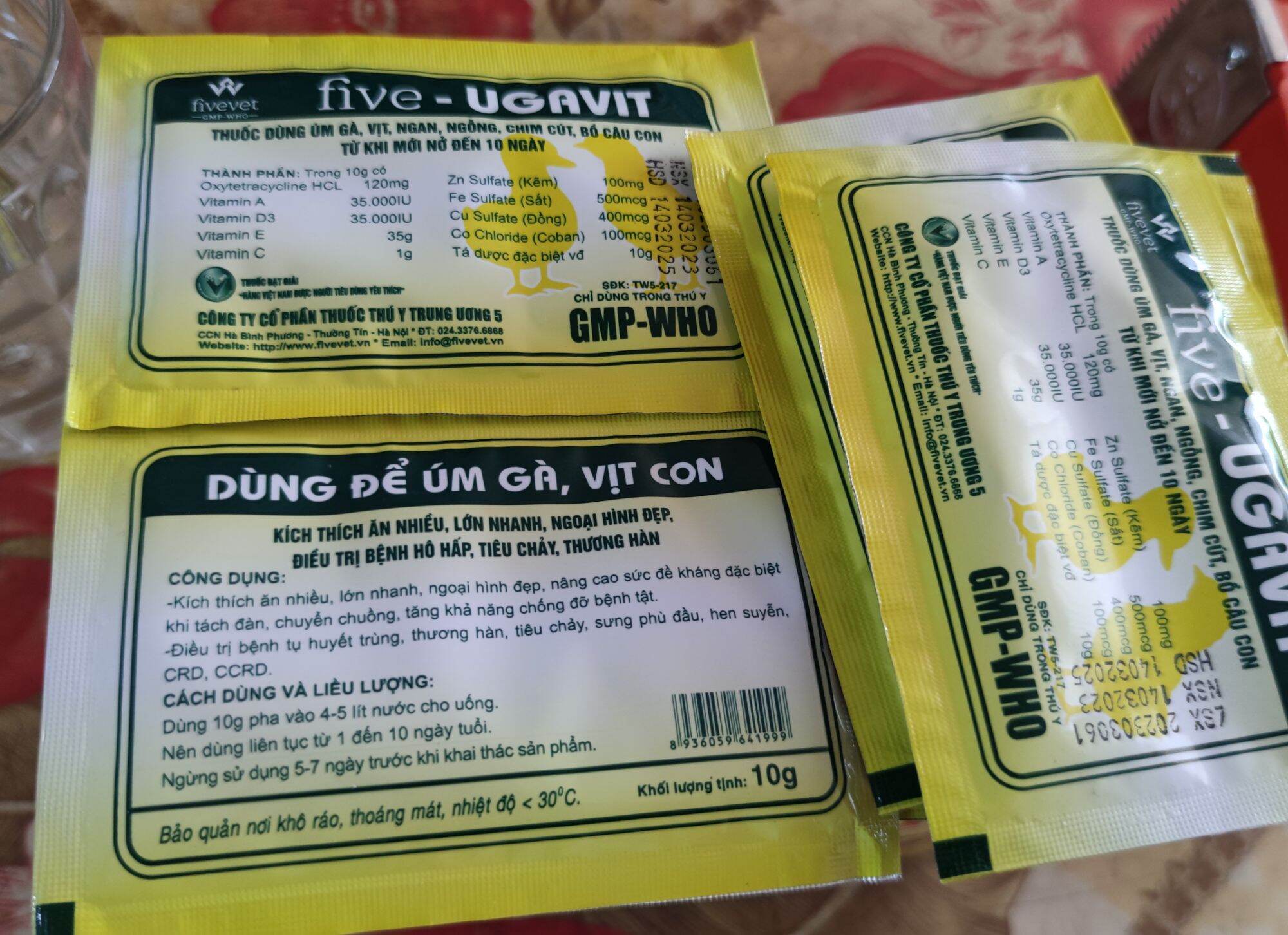 Úm gà vịt gói 10 gam