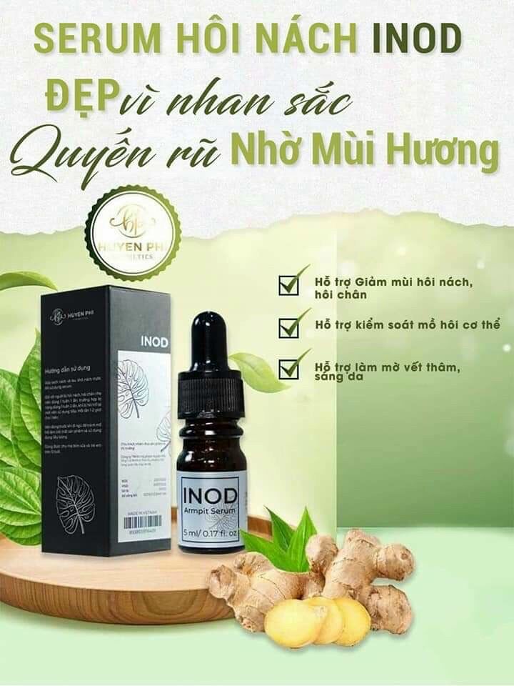 Serum hôi nách huyền phi inod - khử hôi nách hôi chân.