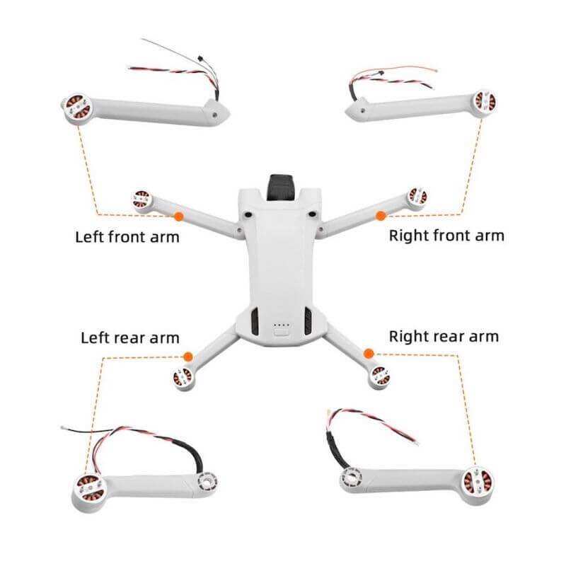 Vỏ càng thay thế chính hãng (không động cơ) DJI Mini 3/ DJI Mini 3 Pro