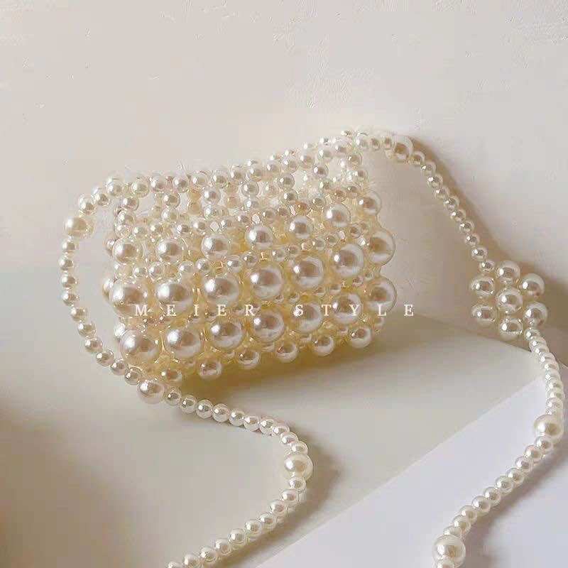 Túi mini ngọc trai điệu đà
