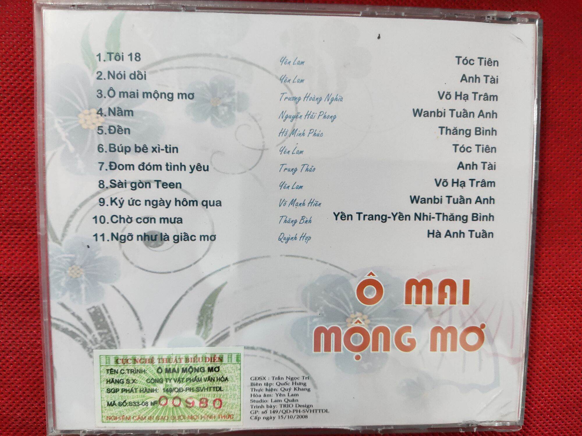 CD Ô mai mộng mơ